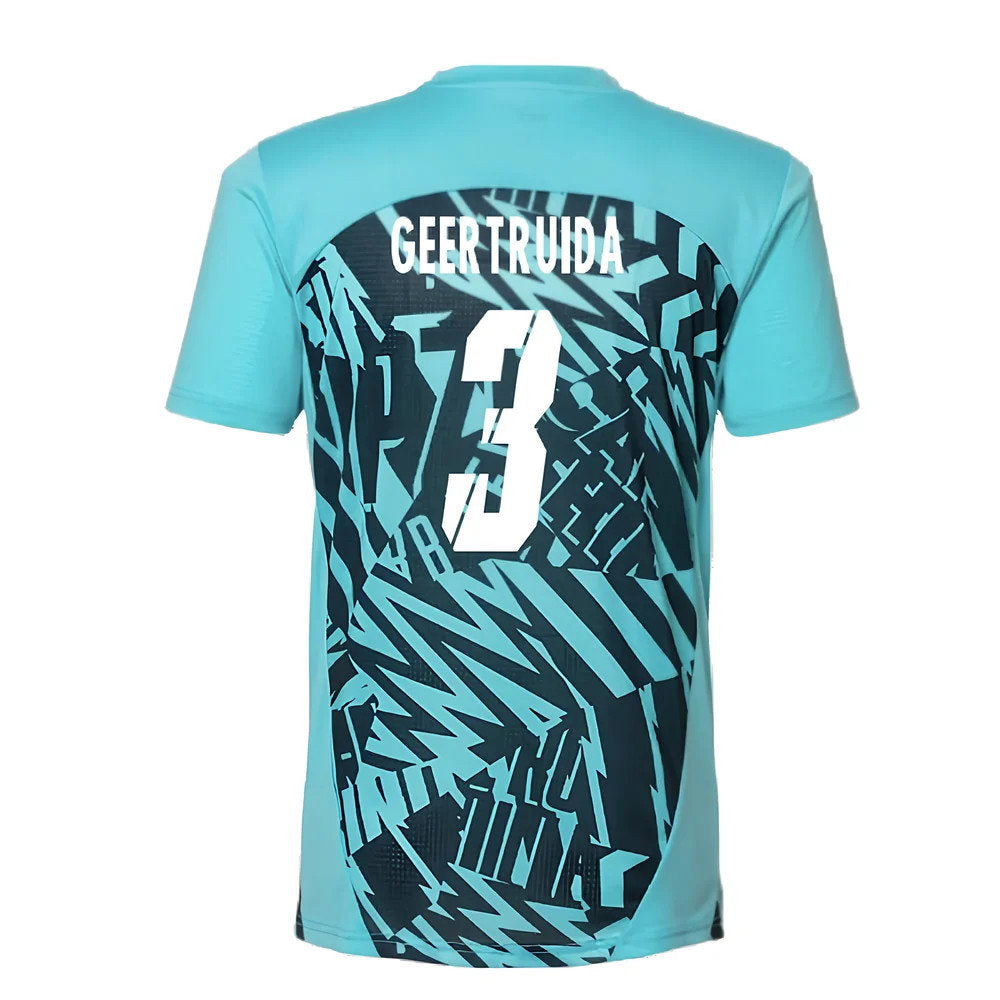 2024-2025 Red Bull Leipzig Pre-Match SS Shirt (Aqua) (Geertruida 3)_2