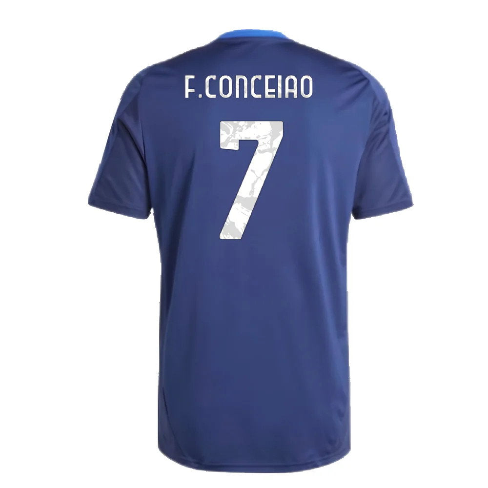 2024-2025 Juventus Training Jersey (Navy) (F.Conceiao 7)_2