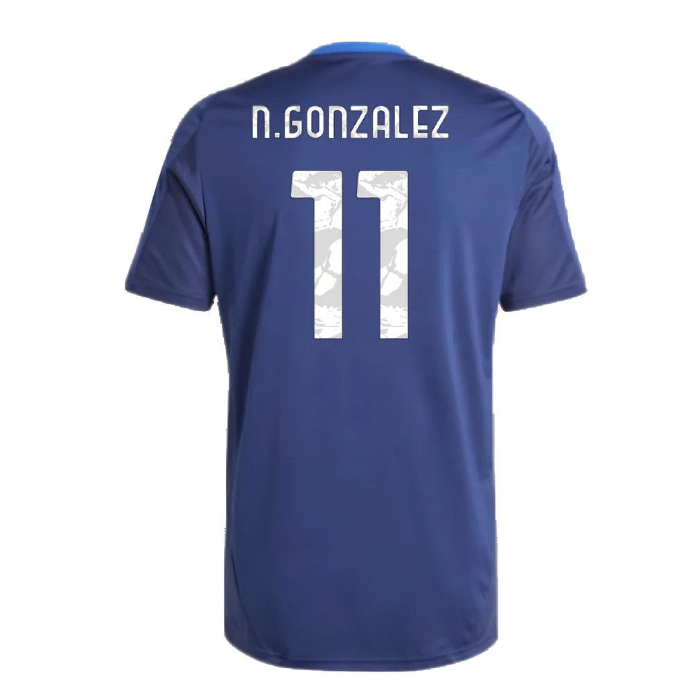 2024-2025 Juventus Training Jersey (Navy) (N.Gonzalez 11)_2