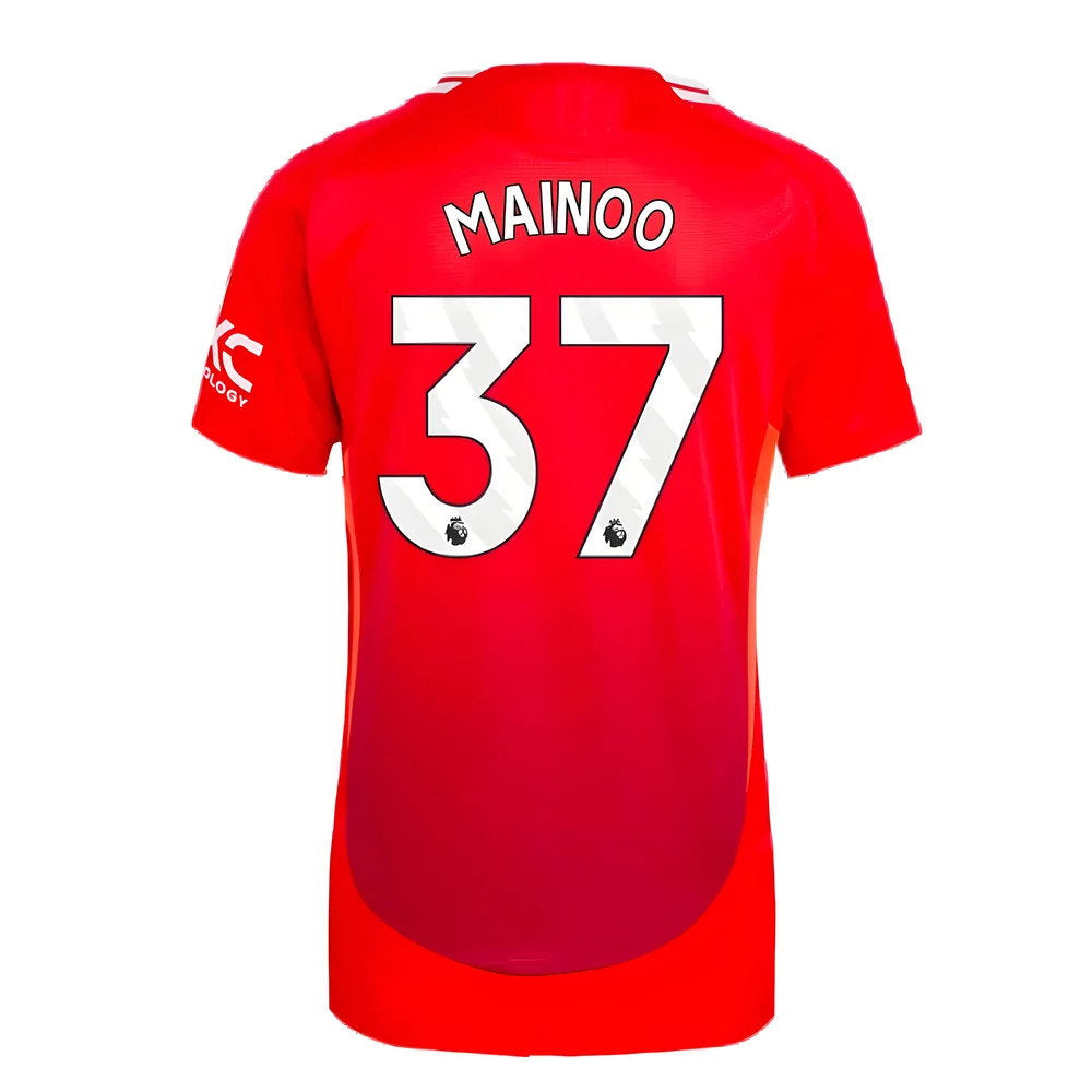 2024-2025 Man Utd Authentic Home Shirt (Womens) (Mainoo 37)_2
