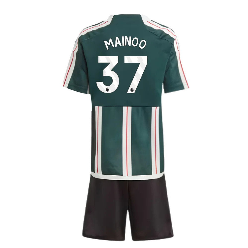 2023-2024 Man Utd Away Mini Kit (Mainoo 37)_2