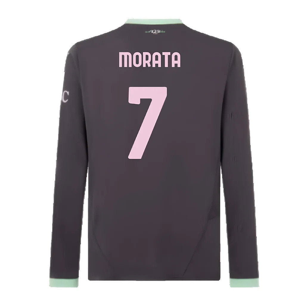 2024-2025 AC Milan Third Long Sleeve Shirt (Morata 7)_2