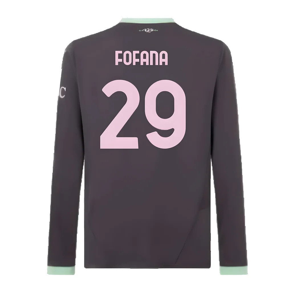 2024-2025 AC Milan Third Long Sleeve Shirt (Fofana 29)_2