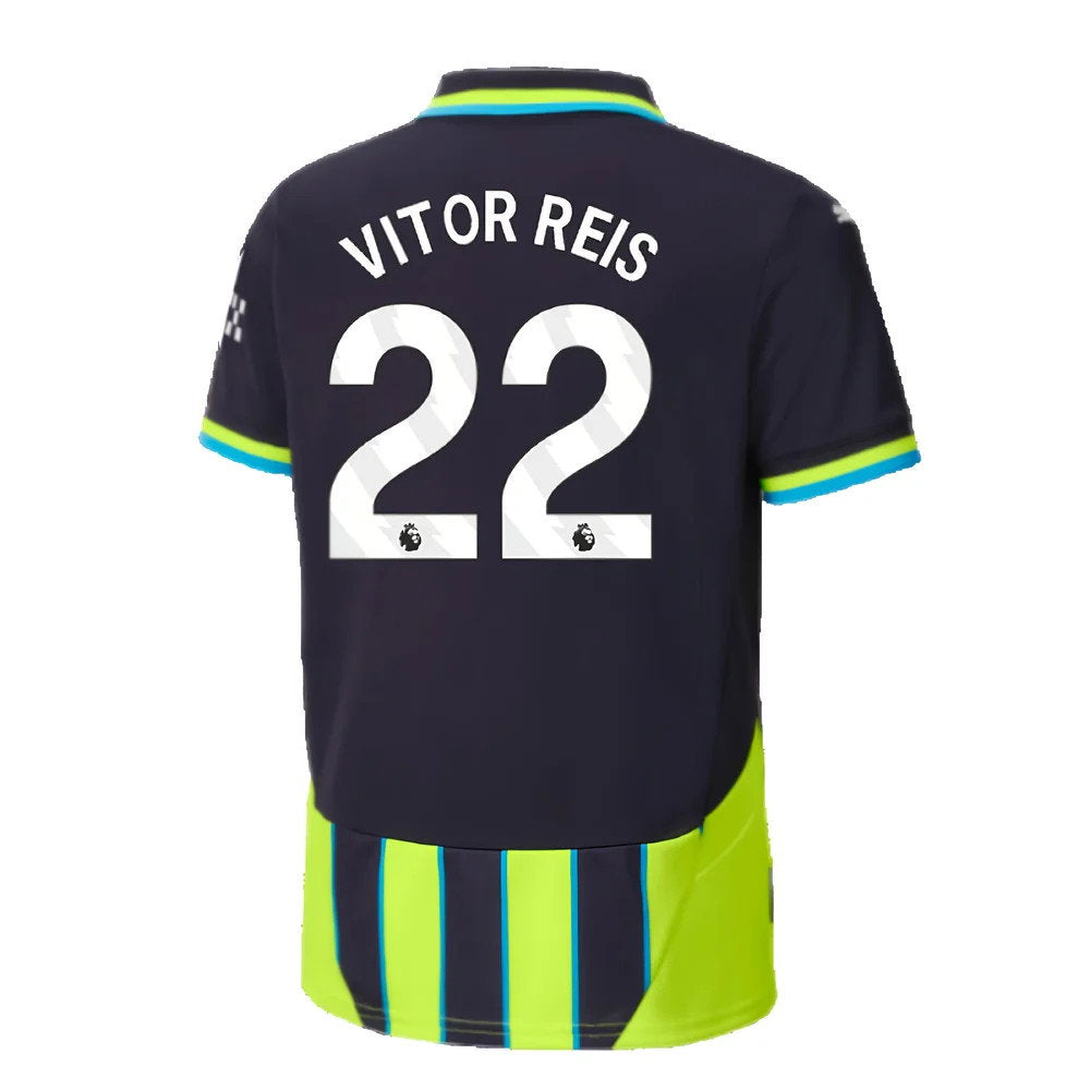 2024-2025 Man City Away Shirt (Kids) (Vitor Reis 22)_2