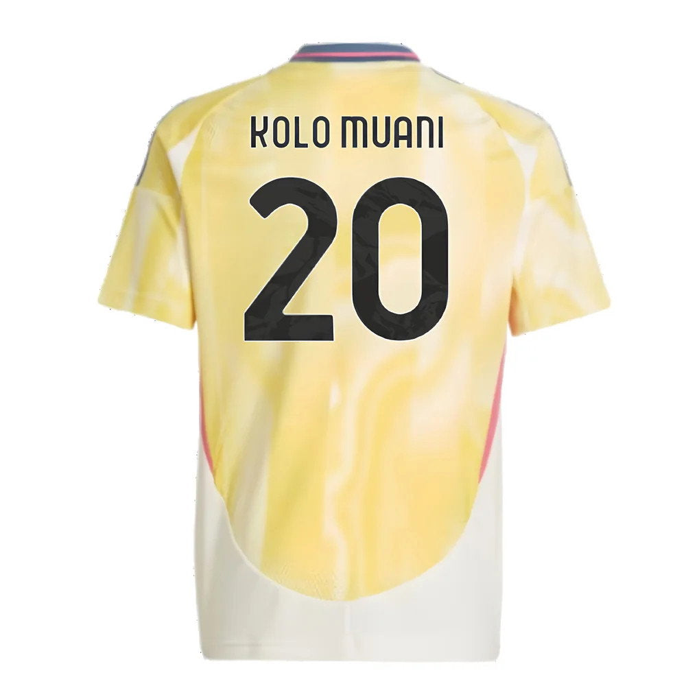 2024-2025 Juventus Away Shirt (Kids) (Kolo Muani 20)_2