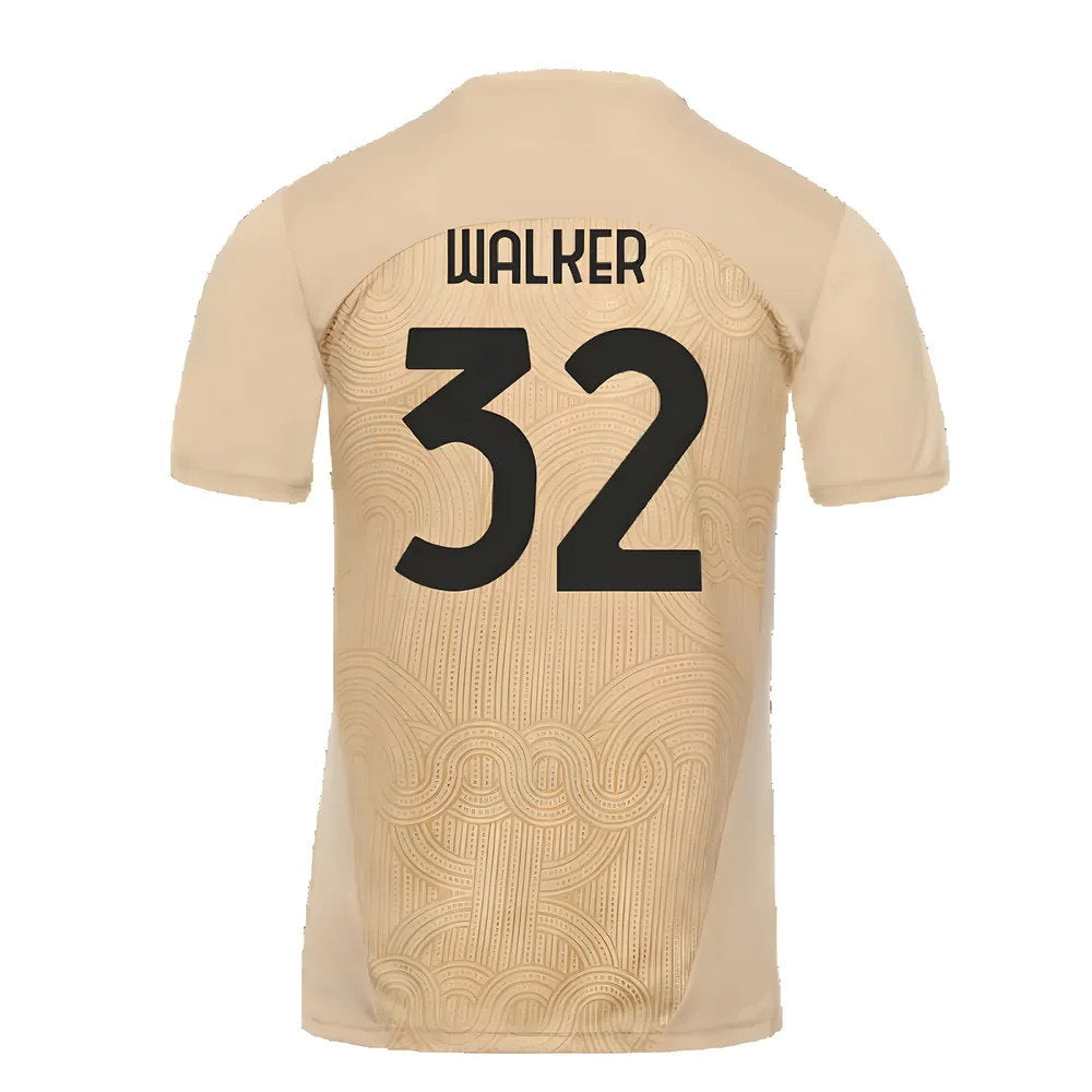 2024-2025 AC Milan Pre-Match Shirt (Putty) (Walker 32)_2