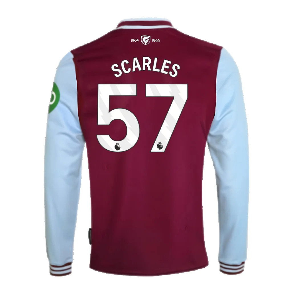 2024-2025 West Ham Long Sleeve Home Shirt (Kids) (Scarles 57)_2