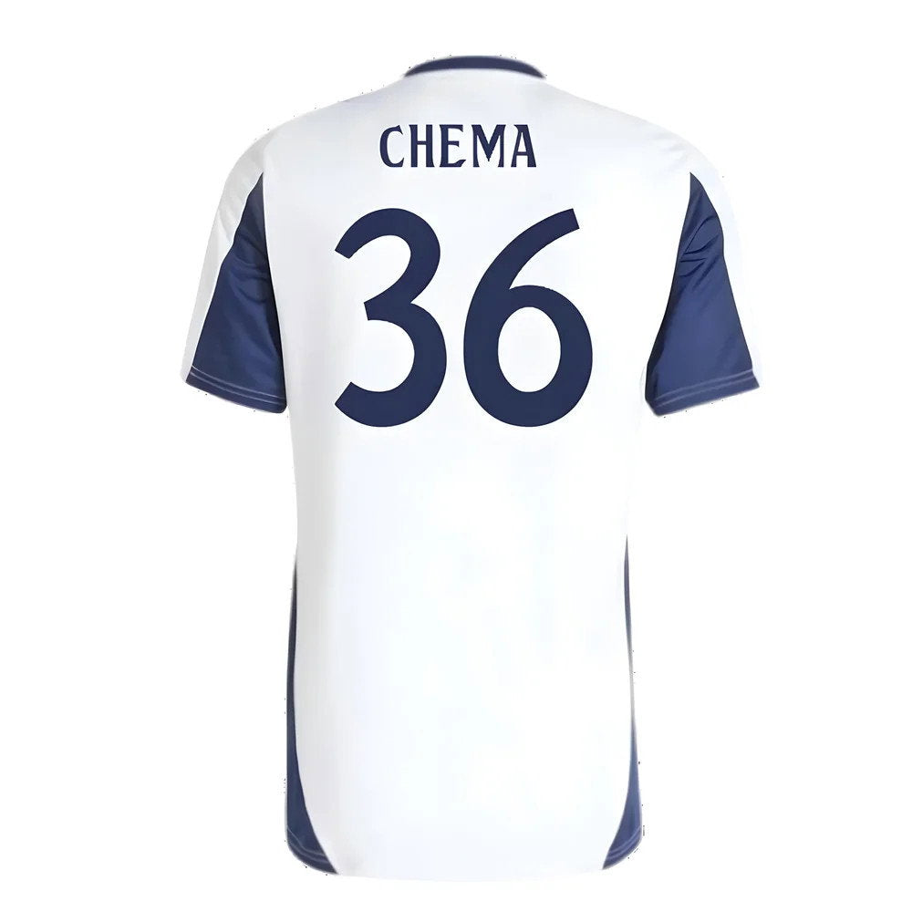2024-2025 Real Madrid Training Tee (White) (Chema 36)_2
