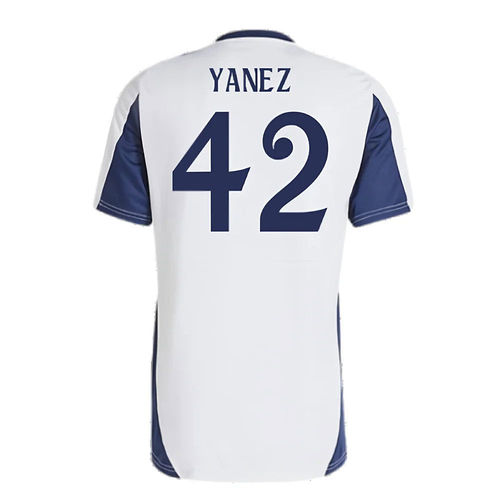 2024-2025 Real Madrid Training Shirt (White) (Yanez 42)_2