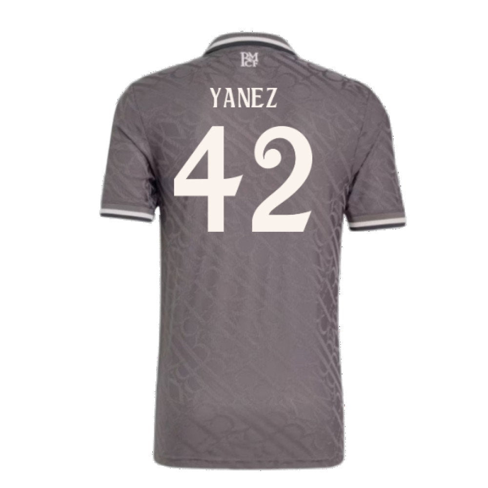 2024-2025 Real Madrid Authentic Third Shirt (Yanez 42)_2