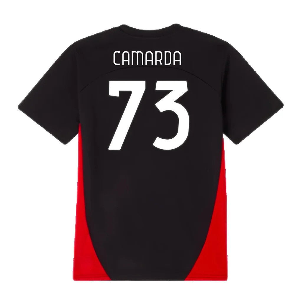 2024-2025 AC Milan Training Shirt (Black) - Kids (Camarda 73)_2