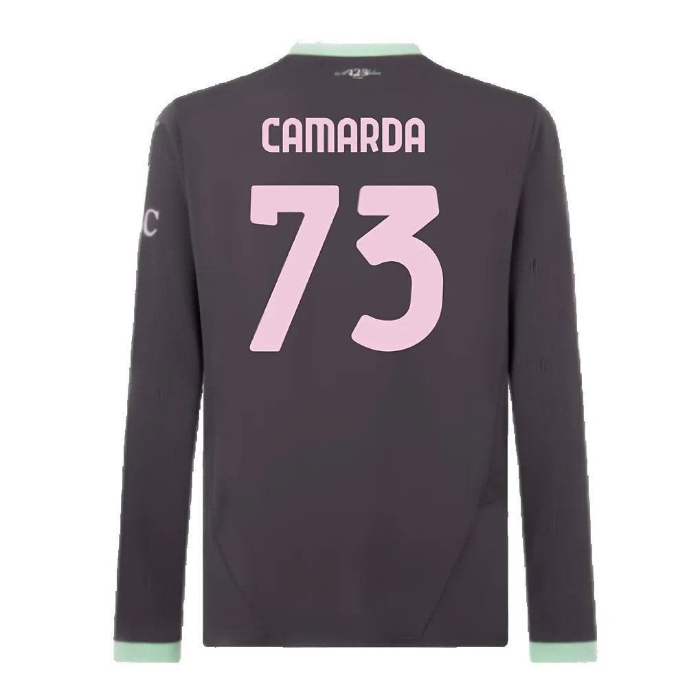 2024-2025 AC Milan Third Long Sleeve Shirt (Camarda 73)_2
