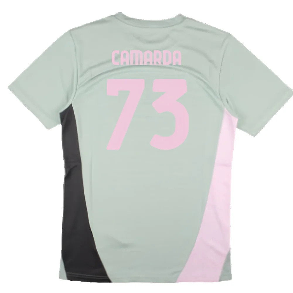 2024-2025 AC Milan Training Shirt (Green Fog) (Camarda 73)_2