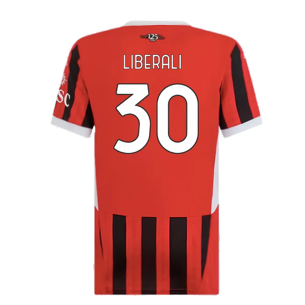 2024-2025 AC Milan Home Shirt (Womens) (Liberali 30)_2