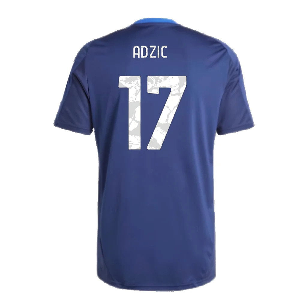 2024-2025 Juventus Training Jersey (Navy) (Adzic 17)_2