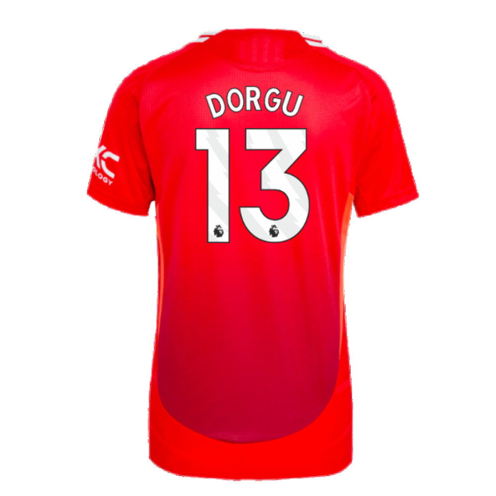 2024-2025 Man Utd Authentic Home Shirt (Womens) (Dorgu 13)_2
