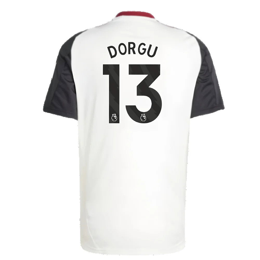 2024-2025 Man Utd Training Jersey (Off White) (Dorgu 13)_2