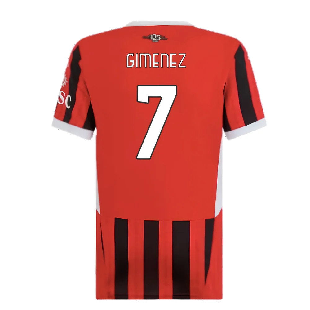 2024-2025 AC Milan Home Shirt (Womens) (Gimenez 7)_2