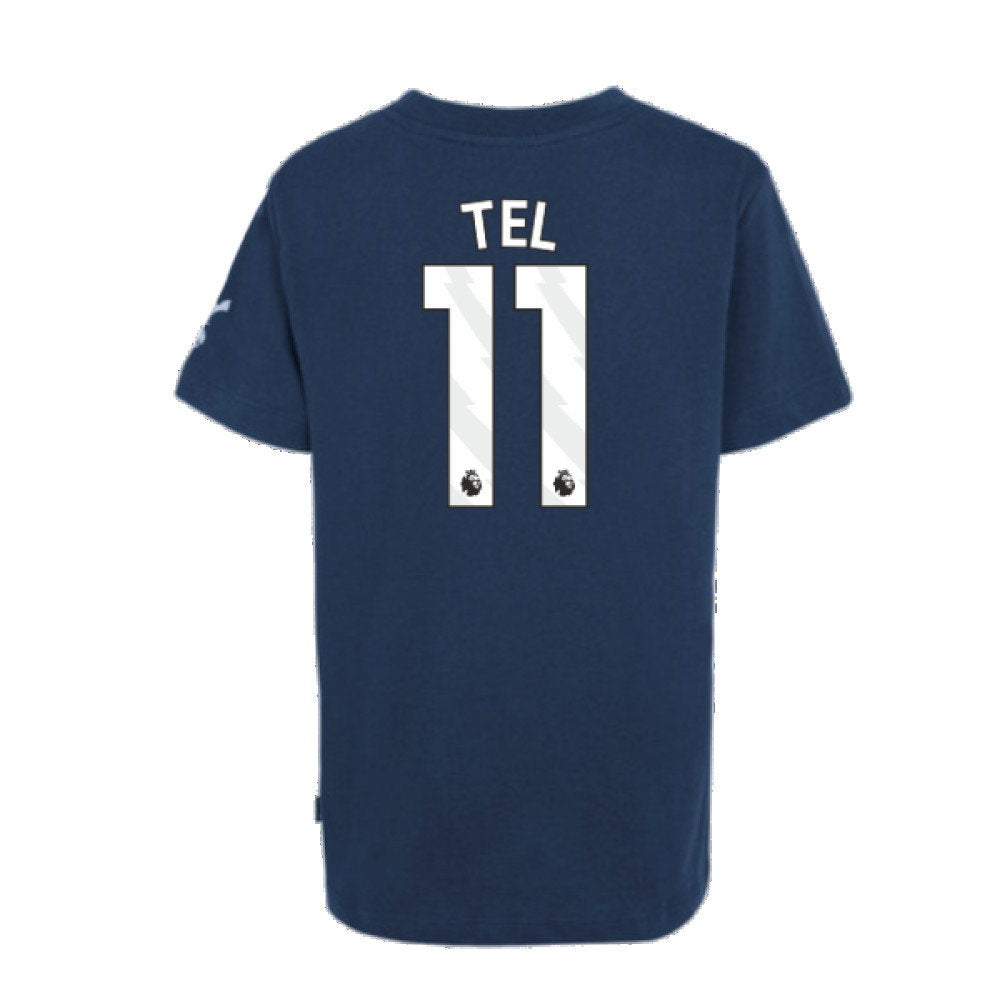 2024-2025 Tottenham Hotspur Just Do It T-Shirt (Navy) - Kids (Tel 11)_2