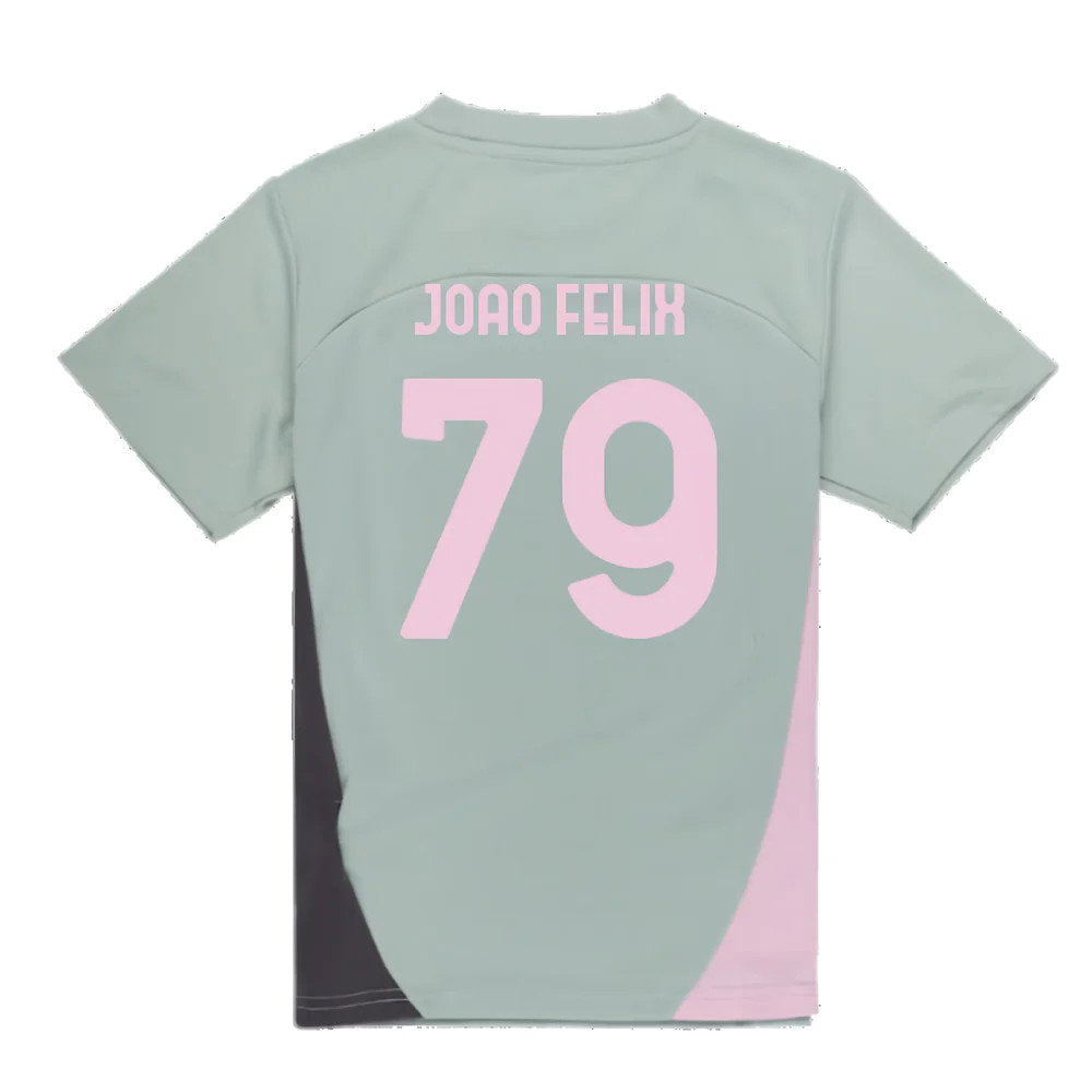 2024-2025 AC Milan Training Shirt (Green Fog) - Kids (Joao Felix 79)_2