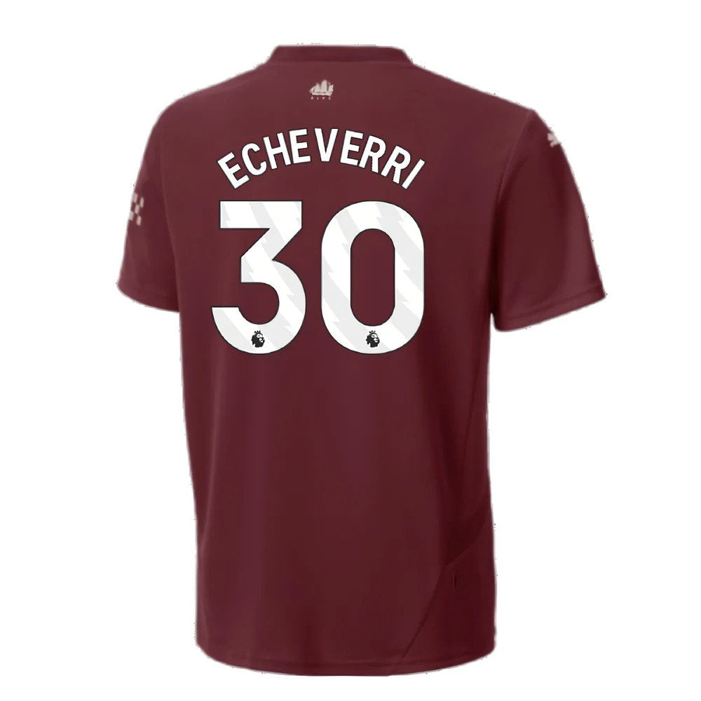 2024-2025 Man City Third Shirt (Kids) (Echeverri 30)_2