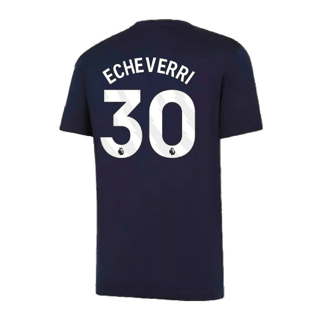 2024-2025 Man City Training Shirt (Inky Blue) - Kids (Echeverri 30)_2