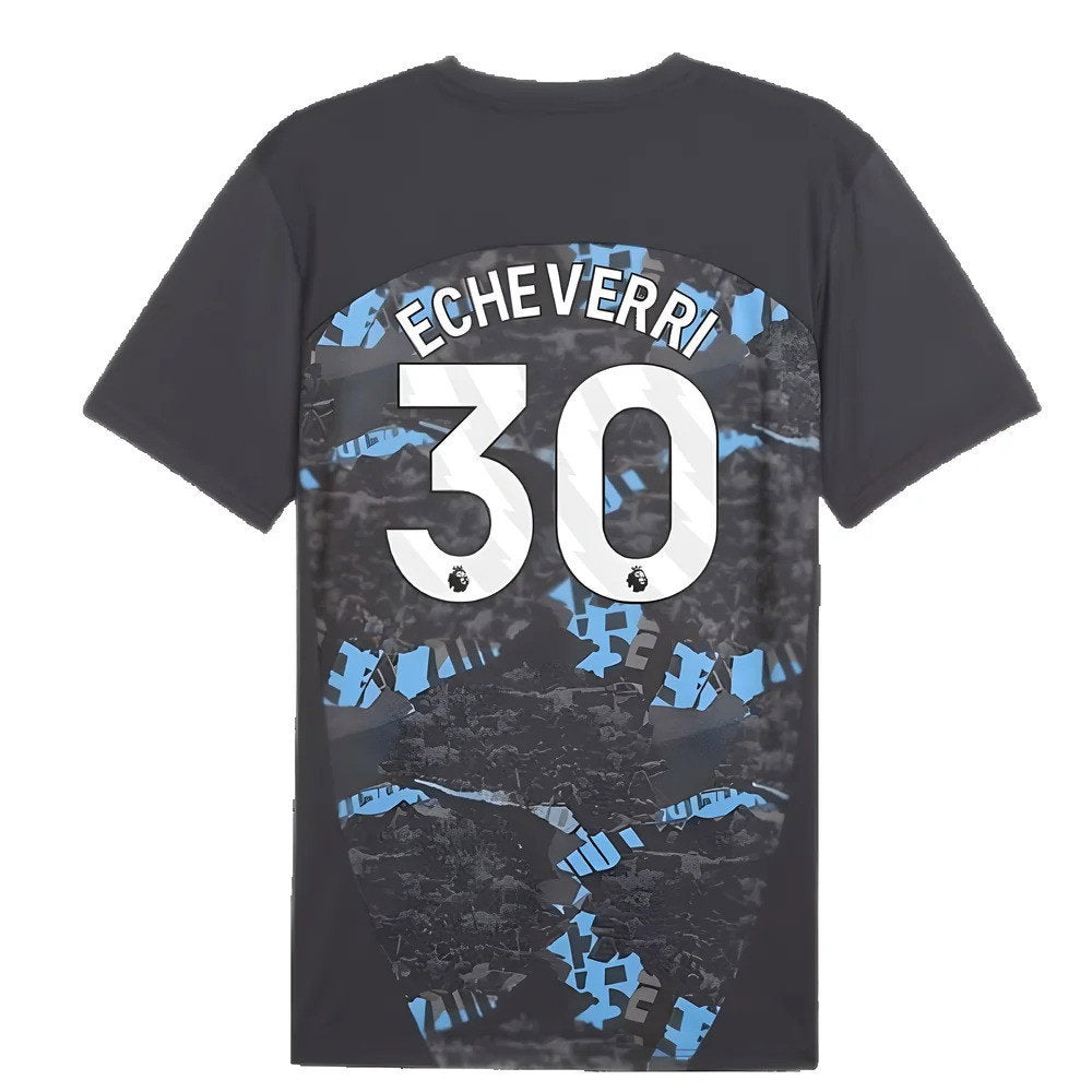 2024-2025 Man City Prematch SS Jersey (Strong Gray) (Echeverri 30)_2