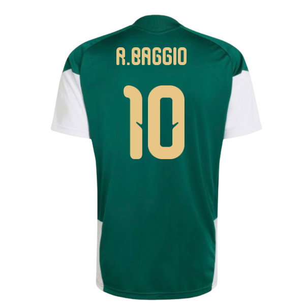 2026-2027 Italy Training Jersey (Green) (R.Baggio 10)_0
