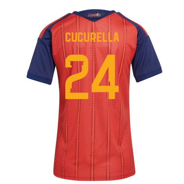 2026-2027 Spain Home Shirt (Womens) (Cucurella 24)_0