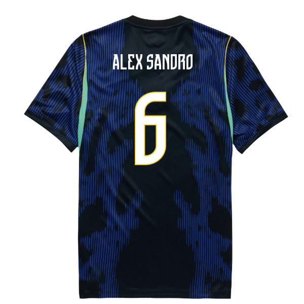 2026-2027 Brazil Away Shirt (Kids) (Alex Sandro 6)_0