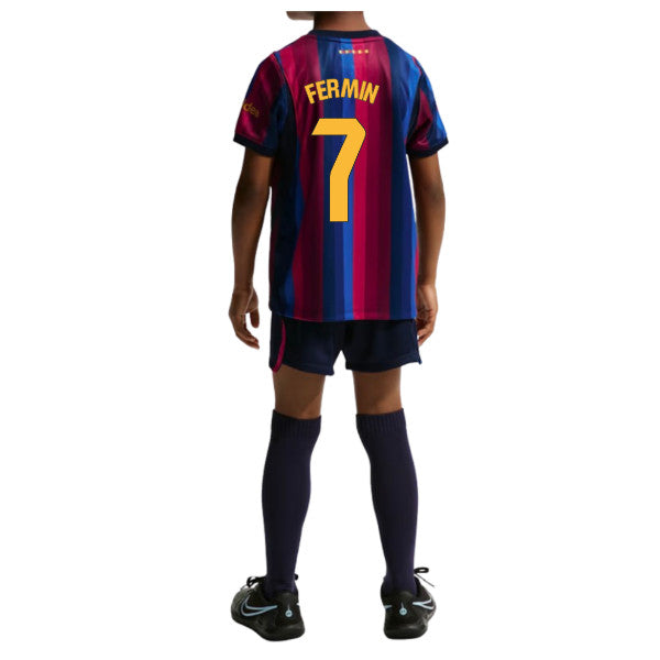2026-2027 Barcelona Home Little Kids Mini Kit (Fermin 7)_0