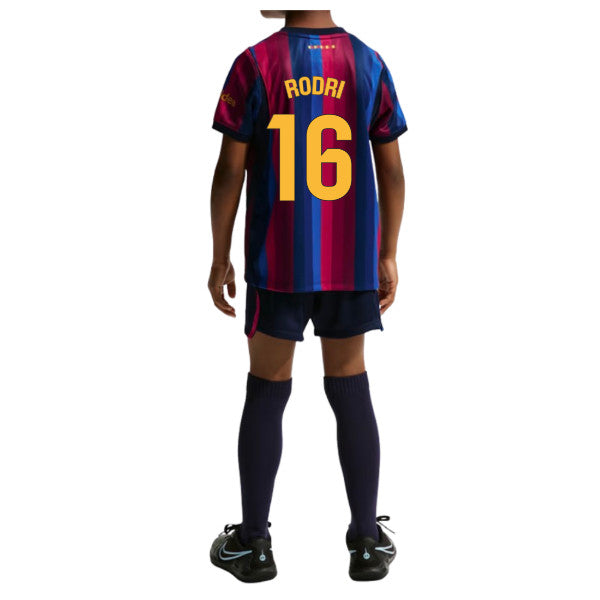 2026-2027 Barcelona Home Little Kids Mini Kit (Rodri 16)_0