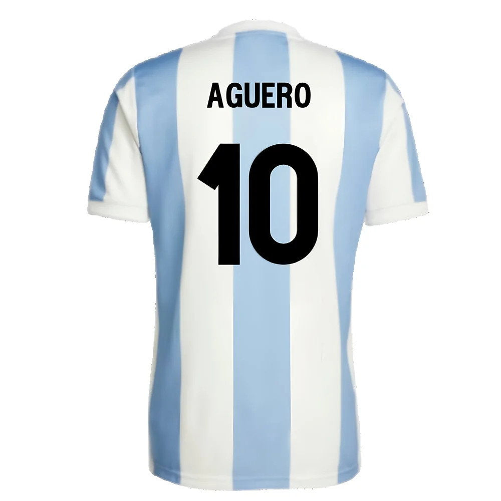 Argentina 50th Anniversary Limited Edition Shirt (AGUERO 10)_2