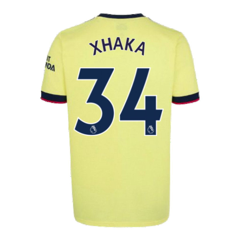 Arsenal 2021-2022 Away Shirt (XHAKA 34)_2