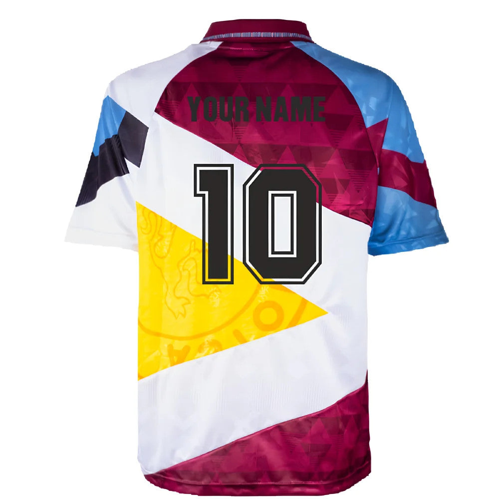 Aston Villa 1990 Mash Up Retro Football Shirt (Your Name)_2
