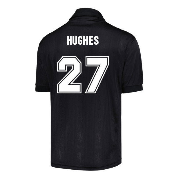 Aston Villa 1996 Black Out Retro Shirt (Hughes 27)_0