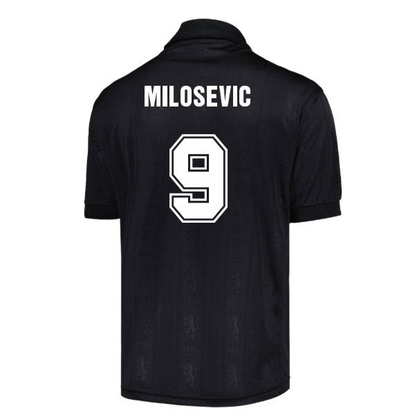 Aston Villa 1996 Black Out Retro Shirt (Milosevic 9)_0