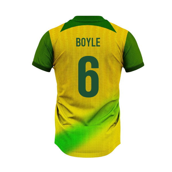 Australia Socceroos Home Supporter Jersey Adult Short Sleeve (Boyle 6)_0