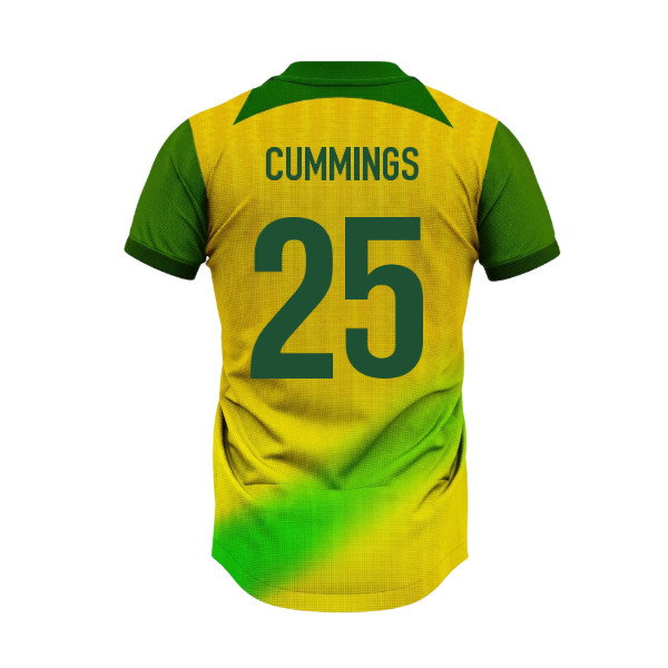 Australia Socceroos Home Supporter Jersey Adult Short Sleeve (Cummings 25)_0