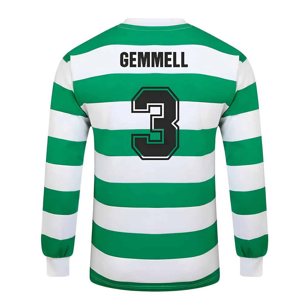 Celtic 1967 European Cup Winners Long Sleeve Retro Shirt (Gemmell 3)_0