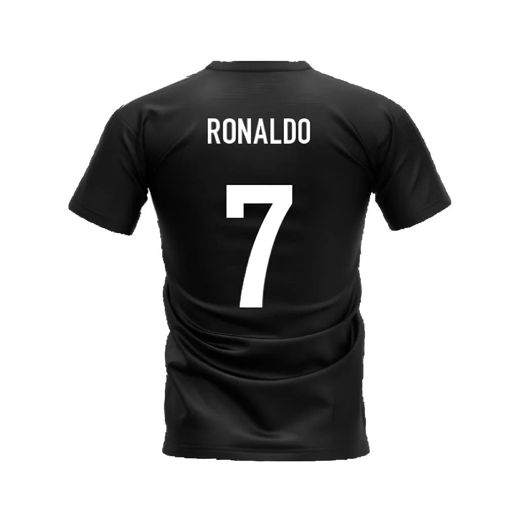 Cristiano Ronaldo Legend T-Shirt (Black) (Ronaldo 7)_2