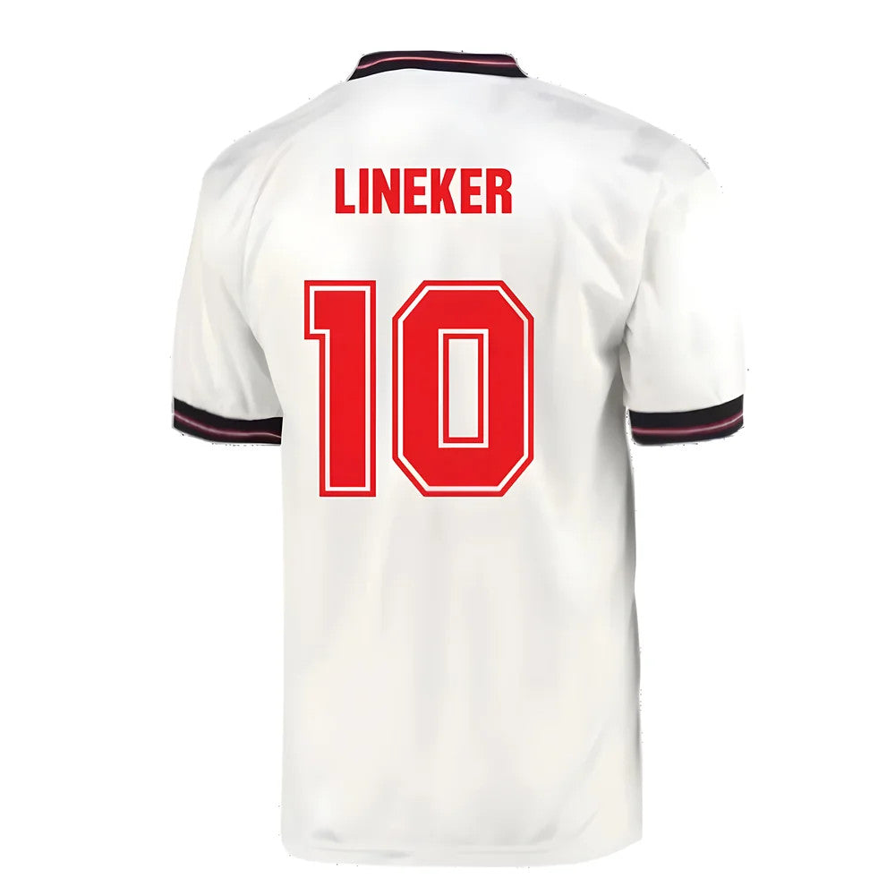England 1986 Home World Cup Finals Retro Shirt (LINEKER 10)_2
