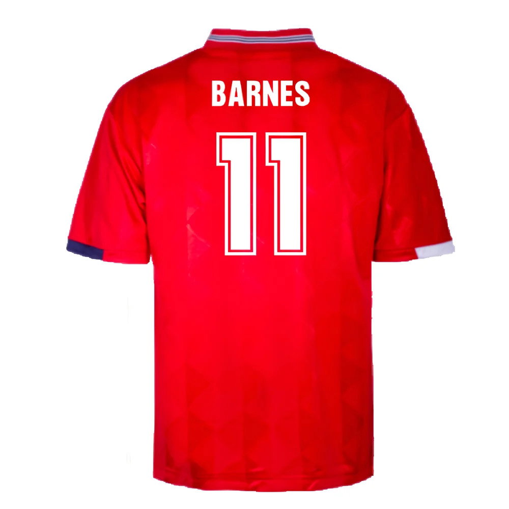 England 1989 Away Retro Shirt (Barnes 11)_2