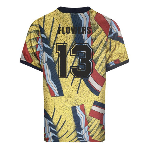 England 1993 Home Retro Goalkeeper Shirt (Flowers 13)_0