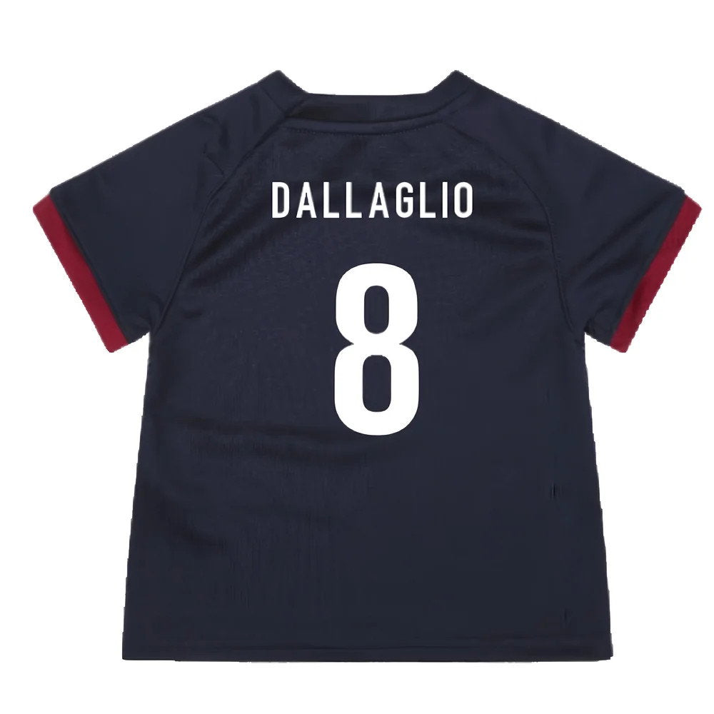 England RWC 2023 Alternate Replica Rugby Baby Shirt (Dallaglio 8)_2