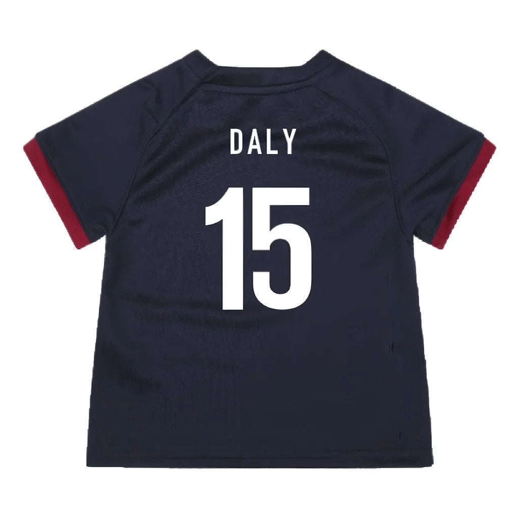 England RWC 2023 Alternate Replica Rugby Baby Shirt (Daly 15)_2