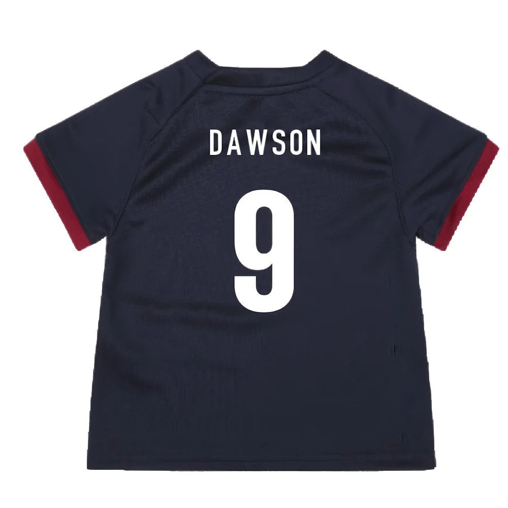 England RWC 2023 Alternate Replica Rugby Baby Shirt (Dawson 9)_2