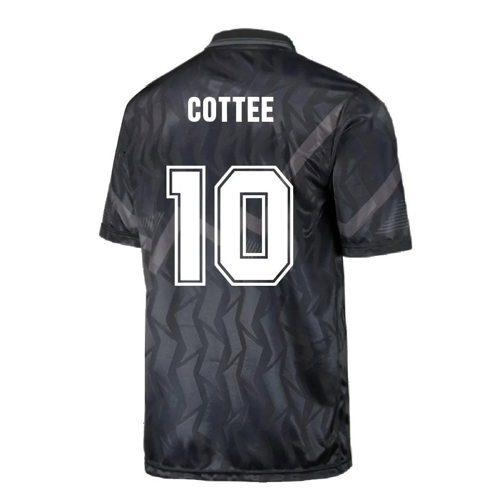 Everton 1990 Black Out Retro Football Shirt (Cottee 10)_2