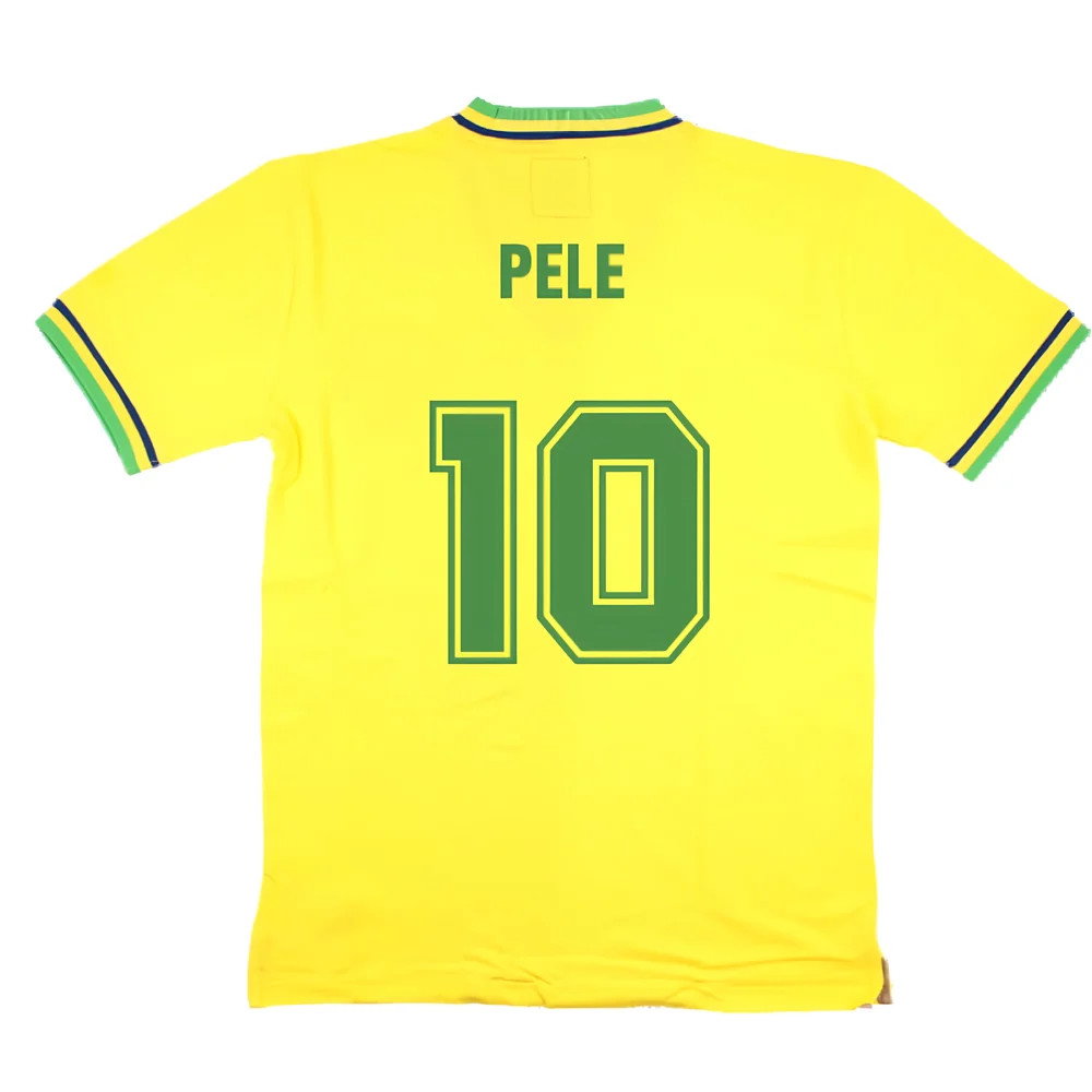 False Nein Brazil Home Football Shirt (PELE 10)_2