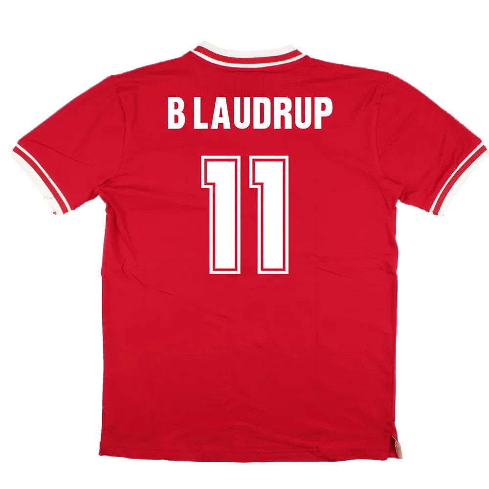 False Nein Denmark Home Shirt (B LAUDRUP 11)_2